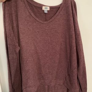 purple long sleeve old navy